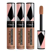 L'Oreal Infallible More Than Concealer 11ml 336 TOFFEE - 3 pack