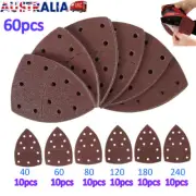Sanding Sheets 60PCS Hook and Loop Mouse Sander Pads Sander Paper 40 60-240 Grit