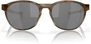 [Oakley] Men's OO9126 Reedmace Round Sunglasses, Matte Brown Tortoise/Prizm Black, 54 mm, Matte Brown Tortoise/Prizm Black, 54 mm