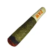 Green Cigar Plush Squeaky Toy For Puppies & Dogs Chew Toy