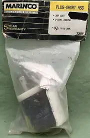 NEW GENUINE MARINCO 305BP PLUG SHORT HSNG 30R 125 VOLT 3 WIRE LOCKING