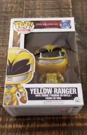 FUNKO POP ACTION FIGURE POWER RANGERS YELLOW RANGER #398