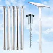 Starlink Mini Pole Mount Kit, Starlink Pole Mounting, 9ft Starlink Ground Pole M