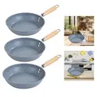 Nonstick Frying Pan Easy to Clean Round Flat Bottom Kitchen Supplies Wok Pan