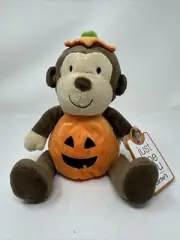 Just One You Carter’s Monkey Pumpkin Plush Baby Toy Stuffed Animal Halloween