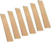 RORPOIR Frameless Cork Strips 6pcs Cork Board Bulletin Bar Strips Self-Adhesive Batten