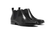 Julius Marlow Mens Kick Chelsea Work Leather Boots Shoes - Black