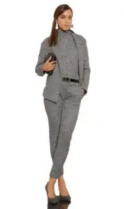 NWT NEW YORK & COMPANY 3-piece Madie Boucle Pant Set size Small Petite