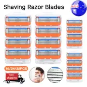 Up to 32x Replacement Blades For Gillette Fusion Razor Shaver Trimmer Shaving.