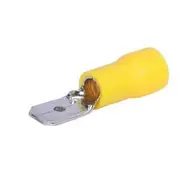 Aerpro 6.4Mm Male Spade Terminal Yellow - 100 Pieces, APSM63Y