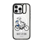 iPhone 16 Pro Max Impact Ring Stand Case MagSafe Compatible Skater JOHN (Cycling)
