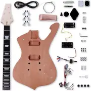 DIY Electric Guitar Kits Mahogany Body Maple Neck Ebony Fingerboard Tune-o-Matic