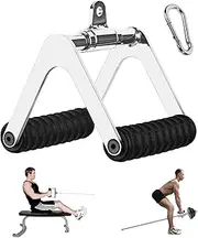 Rowing Handle Cable Pull, LAT Pull Handle Rowing Handle for Rowing Machine Fitness Triceps Grip Strength Training Accessories Home Gym Equipment for Rowing Exercises LAT Pull Down