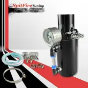 Oil Catch Can Resrvoir Baffled Tank Breather Universal Black V2.0 Fits Toyota (for: Toyota)