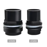 Tank Connector 1 Pc For Fish Pond Filter Pipe Threaded Tank Connectors