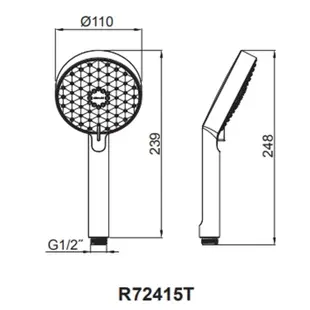 KOHLER Awaken 三段式蓮蓬頭 K-R72415T-CP