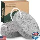 2PCS Natural Pumice Stone, Asqraqo Lava Pedicure Tools Hard Skin Callus Remov