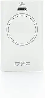 787007 FAAC Gate Automation Remote Control XT2 433 SLH LR Transmitter 2 Channels White 433 MHz