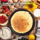 Griddle Crepe Maker With Batter Spreader Wooden Spatula Non Stick 12in Crep