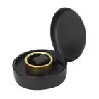 (17)Smart Ring IPX8 Monitor Detect Sleep Status Gold Rechargeable 18mah GO