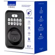 Embassy Keyless Entry Electronic Door Lock Antimicrobial Keypad Deadbolt