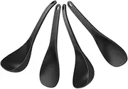 ELAYARD 2 Sets Non Stick Rice Paddle Soup Ladle Set Heat Resistant Cooking Spoons for Effortless Cleaning Kitchen Utensils for Serving Soup and Rice Stylish Design