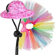 Bearded Dragon Costume Set Hat Skirt Lizard Pet Props for Photography Comfortable