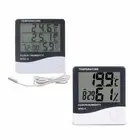 LCD Digital With Clock Temperature Meter Humidity Meter Thermometer Hygrometer
