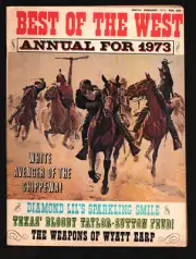 MAG: Big West #1 8/1967-First issue-Charles Sultan cover art-Custer-The Man &...