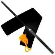 15.75" Sirius Hand Turned Carved Almond Wood Magic Wizard Wand w/FREE Velvet Bag