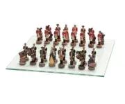 American Revolution War Chess Set 3" King