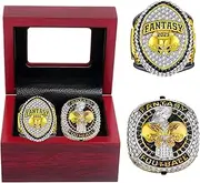Fantasy Football Ring Championship Ring,Ring Display Box