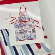 Celebrate It Red White and Blue Fireworks Kitchen July 4th Apron