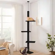 BEASTIE Cat Tree Scratching Post Scratcher Tower Condo House Furniture 230-286cm