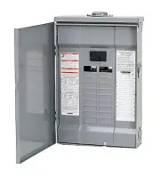 Square D HOM2040M100PRB Homeline Main Breaker Installed Load Center, 40 Poles,