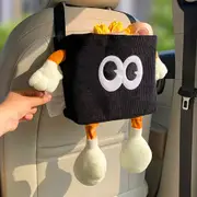 Car Trash Can Tissue Box Car Storage Bin Auto Seat Back Hanging Storage Bag