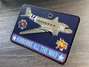 Douglas C-47 “Airborne All The Way” Tribute Vinyl Sticker by Diamondback Designs