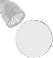 HQRP Glass Lens for Maglite C or D Cell Flashlights 52×2mm Tempered Glass D Lens