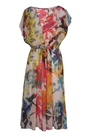 Tropical Sunrise Dress--STI-SA125D23