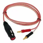XLR Female 3pin to 4mm Banana Male Audio Video Cable DAC Speaker Amplifier 1~20'
