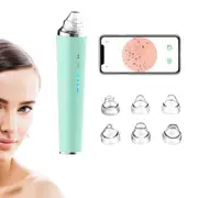 Blackhead Remover Pore Vacuum Suctioner 3 Suction Power and 6 Suction Heads WiFi Visible Facial Pore Cleanser with HD Camera
