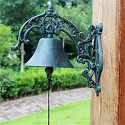 Garden Cast Iron Doorbell Antique Decor Bell Outdoor Dinner Bell Vintage Cast Iron Rustic Dinner Bell