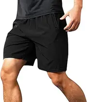 [Generic] Male Summer Sport Shorts Pant Quick Drying Short Pant Drawstring Zipper Pocket Short Pant Fashion Short Workout Shorts for Boys