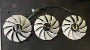 GPU Replacement Cooler Fan For ZOTAC RTX3090 3080ti 3080 AMP HOLO WHITE