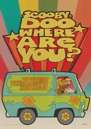 Scooby-Doo (Retro Mystery Machine) | Wall Art Poster Print