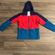 Mountain Warehouse Unisex Kids Cannonball 2 Dark Blue Red 3 In 1 Jacket Size 13