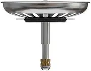 MINISMUS Height Adjustable Sink Strainer Basket 79 mm Drain Plug Stainless Steel Sink Plug Sink Strainer - Strainer Plug Drain Kitchen Sink Drain Plug Kitchen Sink Stainless Steel
