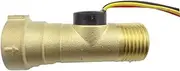 1 pcs of Electronic Flow Sensor Electronic Flow Meter 1-30L/M with Female and Male Connection