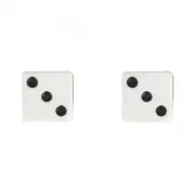 Trik Topz Valve Caps Dice White SV Intended For Use With Schrader Valves