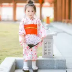 高檔童裝 日本和服 正裝日式浴袍童裝兒童秋款薄款日系套裝漢服表演服女童中國風